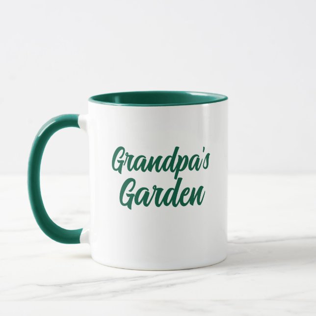 gardening coffee mug (Left)
