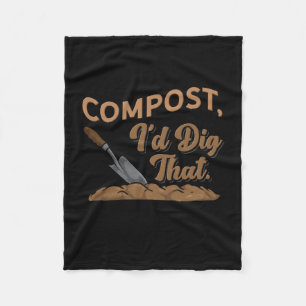 Gardening Compost Fleece Blanket