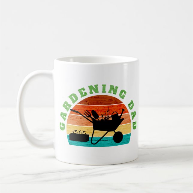 Gardening Dad Coffee Mug (Left)