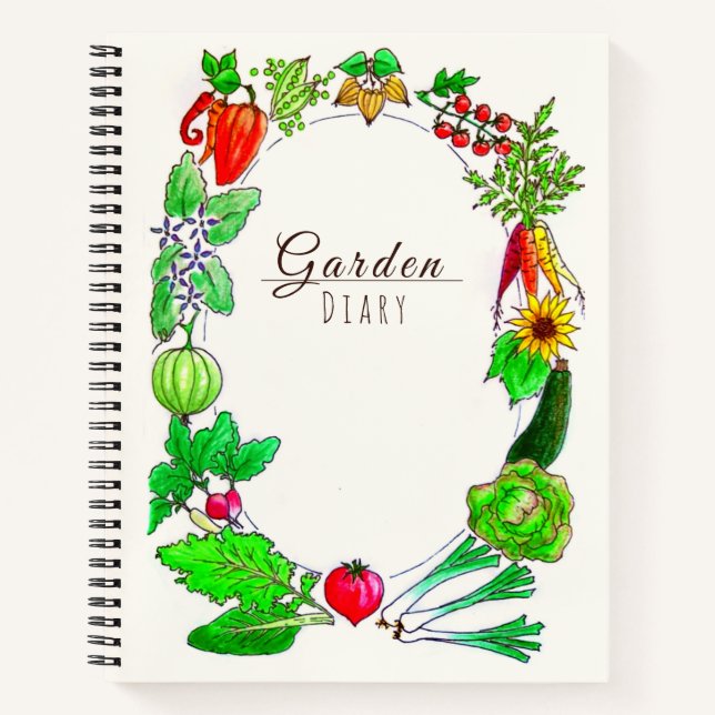 Gardening Diary Notebook (Front)