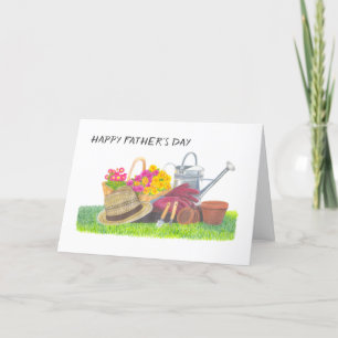 Gardening Father's Day Holiday Card