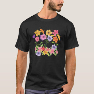 Gardening Flowers Wildflower Botany Vintage Botani T-Shirt