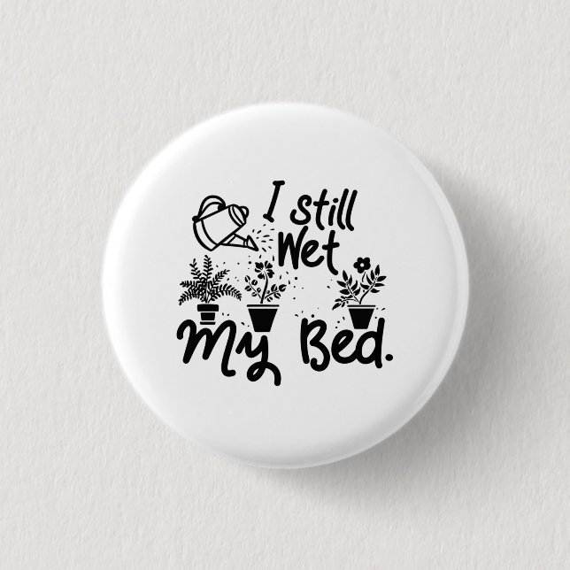 Gardening Gardener Button (Front)