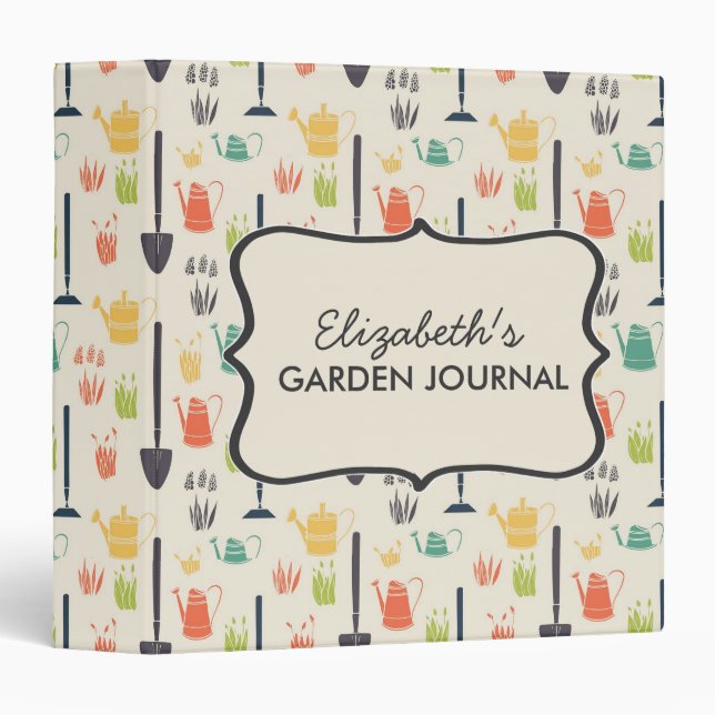 Gardening Gardener Personalized Binder (Front/Spine)