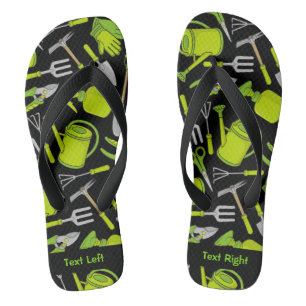 Gardening Icons Flip Flops