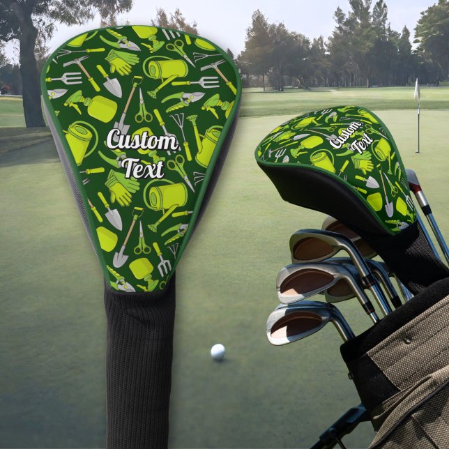 Gardening Icons Pattern Golf Head Cover (Creator Uploaded)