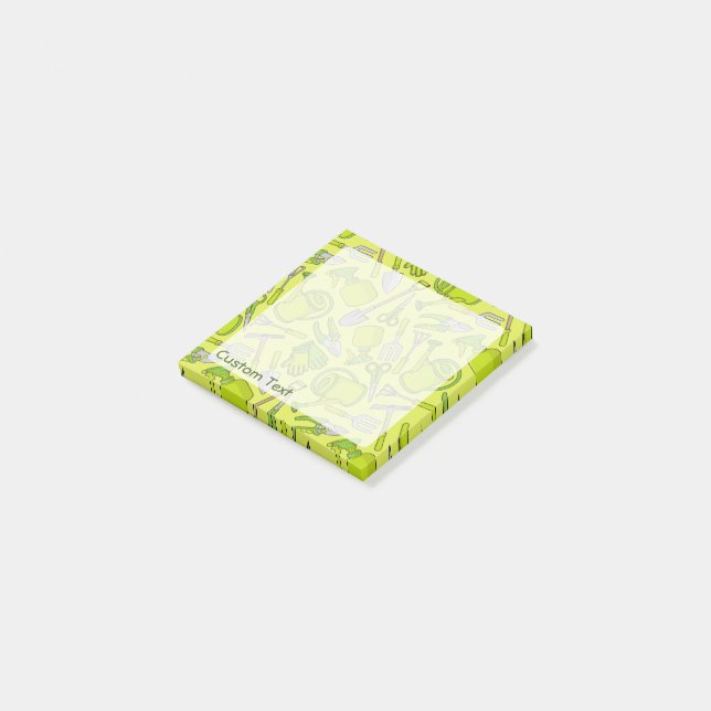 Gardening Icons Post-it Notes (Angled)