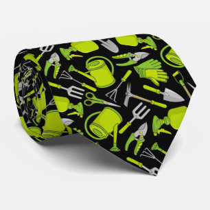 Gardening Icons Tie