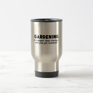 Gardening is Cheaper than Therapy… Travel Mug