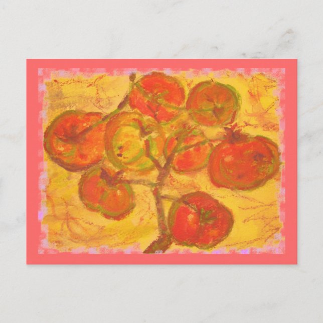 gardening is good therapy and you get tomatoes postcard (Front)