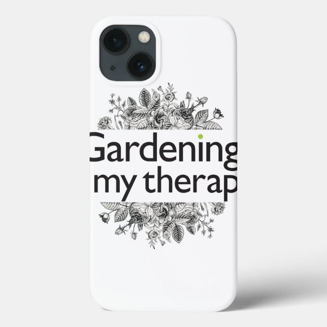 Gardening is my therapy Case-Mate iPhone case (Back)