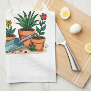 Gardening Is My Therapy Gardener Gardening Plant Kitchen Towel