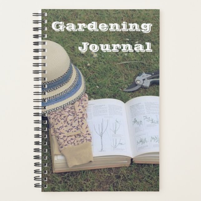 "Gardening Journal" Flower Planting Plant Planner (Front)
