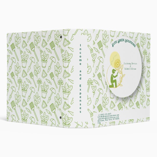 Gardening & Landscaping Solutions  Binder (Background)