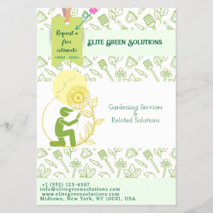Gardening & Landscaping Solutions Business Card