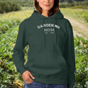 Gardening Mom Established 19XX Hoodie