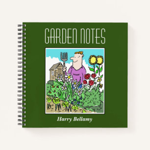 Gardening Notebook with Owner's Name