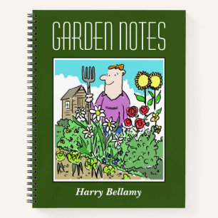 Gardening Notebook with Owner's Name