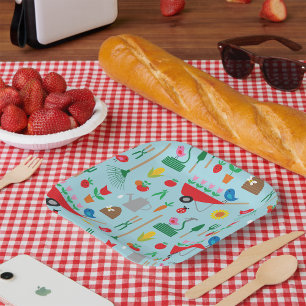 Gardening Paper Plate