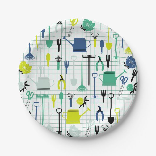 Gardening Paper Plates (Front)