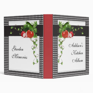 Gardening Personalized Album Binder
