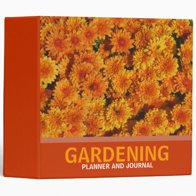 Gardening Planner and Journal Binder (Front/Spine)