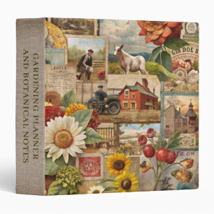 Gardening Planner Notes Nature Binder