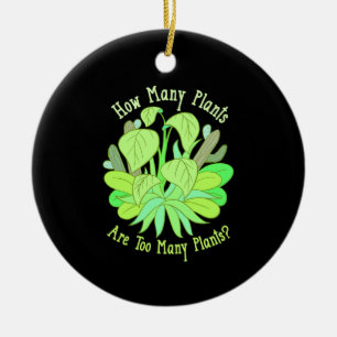 Gardening Plant Lover Gifts Ceramic Ornament
