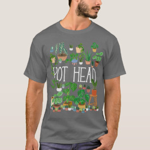 Gardening Potted Plant Lover Pot Head Gardener T-Shirt