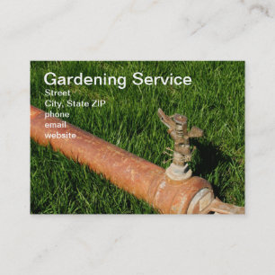 Gardening Service Business Card