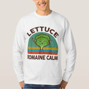 Gardening Shirt Lettuce Romaine Calm Funny Vegan L