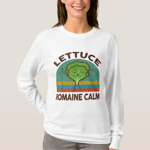 Gardening Shirt Lettuce Romaine Calm Funny Vegan L