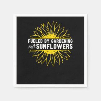 Gardening Sunflower Flowers Napkin