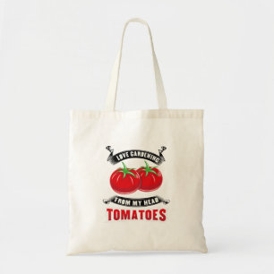 Gardening Tomatoes Tomatohead Tote Bag