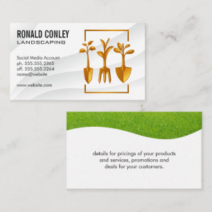 Gardening Tools   Cut Lawn Business Card