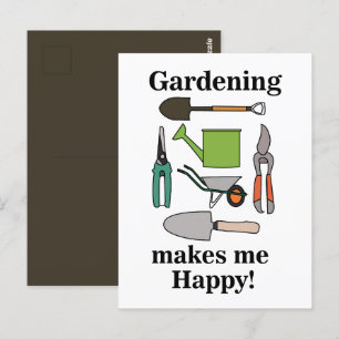 Gardening Tools Gardening Postcard