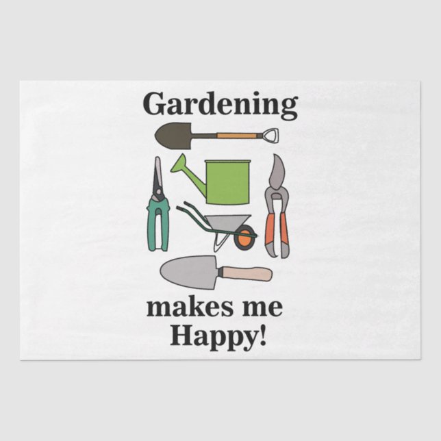 Gardening Tools Gardening  Tissue Paper (Front)