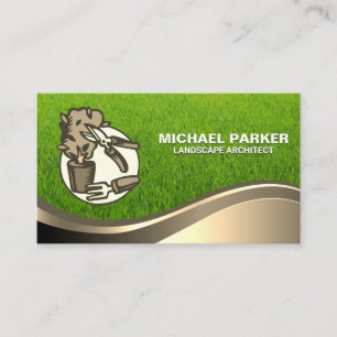 Gardening Tools   Grass Business Card