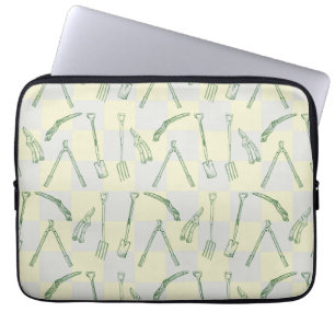 Gardening tools Pattern Laptop Sleeve