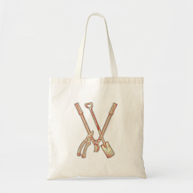Gardening tools tote bag (Front)