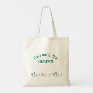 Gardening Tote Bag, Plant Lover Garden Bag