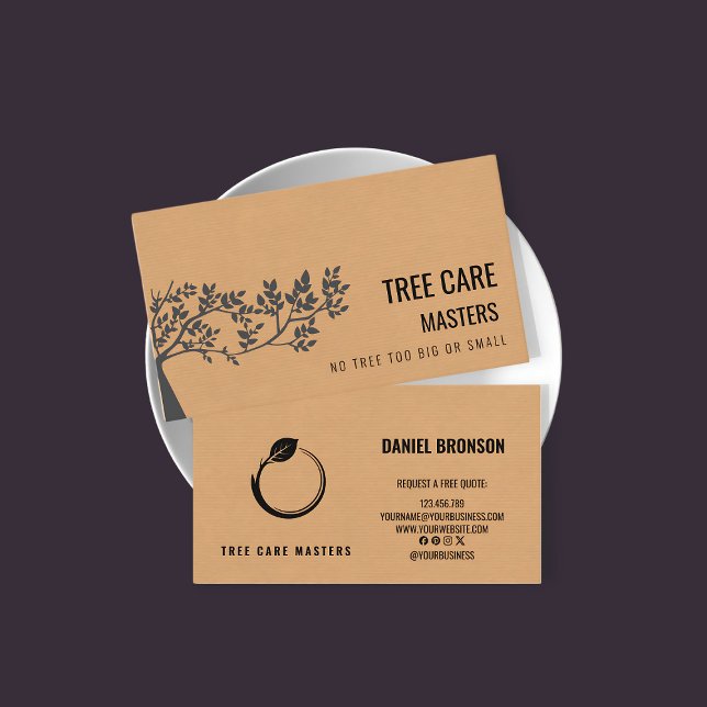 Gardening Tree Trimming & Pruning Professional Business Card (Creator Uploaded)