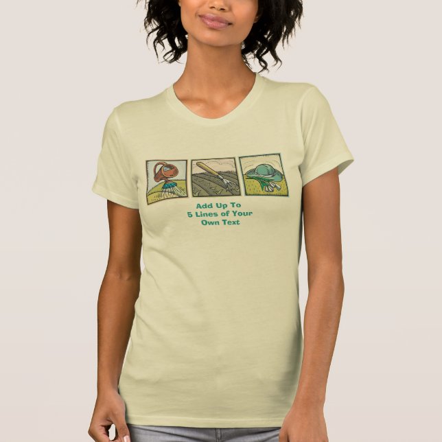Gardening Trio T-Shirt (Front)