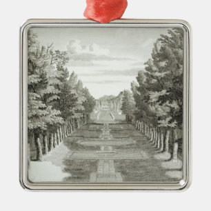 Gardens at Tshehar-Bagh, Isfahan, from' Voyages du Metal Ornament