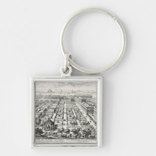 Gardens of the Quirinale, from 'Li Giardini di Rom Keychain