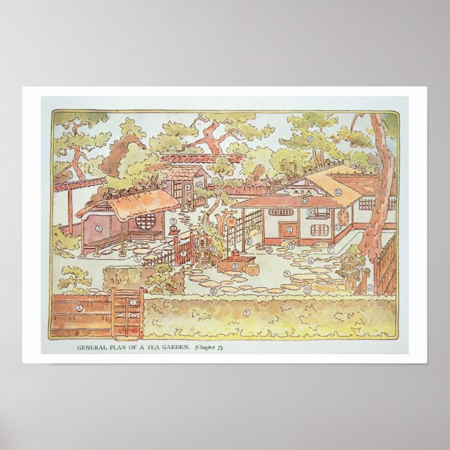 Gardens of Yuan Ming Yuan, Peking, 1783-86 (engrav Poster (Front)