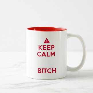 Garder calme Sarcasme Parodie Drôle Mug