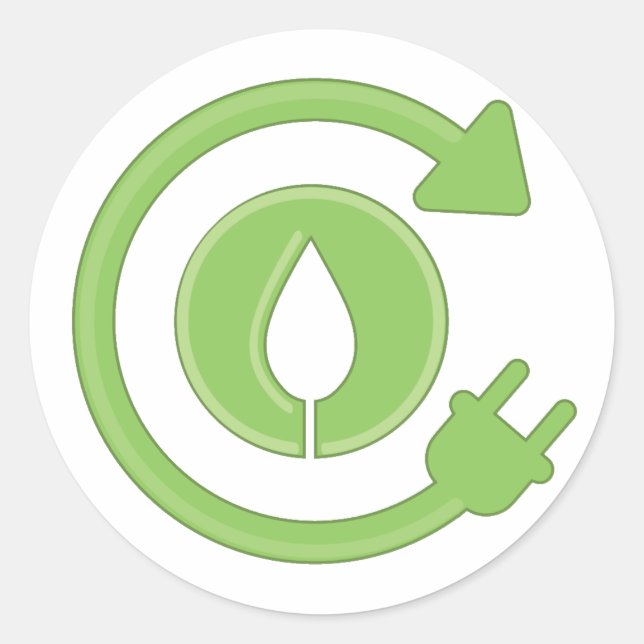 Garder Colorado Green Round Bumper Sticker (Devant)