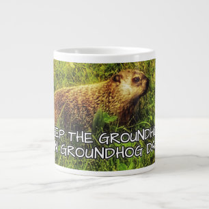 Garder la marmotte de fond dans la tasse de la jou
