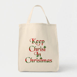 Garder le Christ dans le Sac fourre-tout de tissu